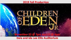 2019 Fall Production Children of Eden Jr.